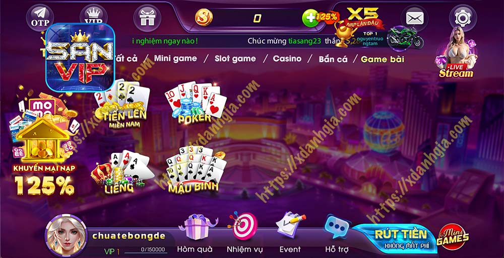 game bài poker sanvip